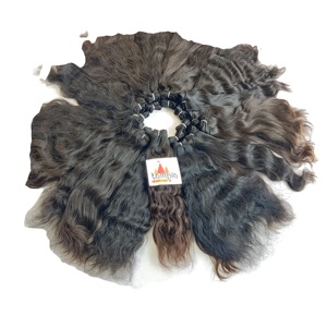 100% Vierge En Vrac Humain Vietnamien Extensions De Cheveux Vague Naturelle Afro Bande 7A Raw Naturel Non Chimique Processus Noir Couleur - Product Image 4