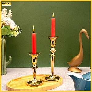 Portavelas de Metal de último diseño para mesa, nuevo soporte de vela de aspecto de lujo de nueva forma, Color marrón de alta calidad de India 2025 - Product Image 3