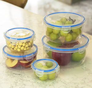 ชุดอาหารปลอดสาร BPA 5ชิ้น,ภาชนะเก็บอาหารปลอดสารกันรั่วซึมจากโรงงานในเวียดนามพร้อมฝาปิดสุญญากาศ - Product Image 5