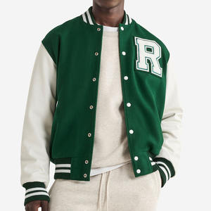 New Design top quality versity jackets <b>Men</b> And Women Varsity Jacket Top Selling Fashion Clothing Genuine Varsity Jackets - Product Image 1