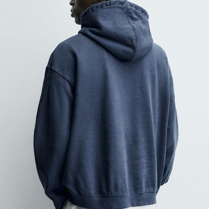 Sweat à capuche de haute qualité avec logo personnalisé, matière polaire, couleur unie, nouvelle arrivée en gros 2026, léger, dernier modèle de sweat à capuche pour hommes - Product Image 6