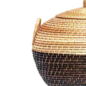 Vente en gros de panier en rotin Mahendra en forme de coquille avec la meilleure qualité de rotin pour le stockage des marchandises - Product Image 2