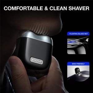 Rasoir électrique portable étanche rechargeable USB-C pour hommes, rasoir sans fil en alliage avec IPX7 pour la maison et les voyages, fonctionne sur batterie - Product Image 3