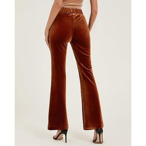 Pantalons pour femmes Nouvelle dernière vente en gros Pantalons pour femmes Taille décontractée à cordon à bas prix Pantalon de rue - Product Image 1