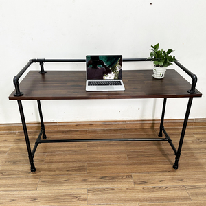 Contemporary Industrial Design <b>Solid</b> <b>Wood</b> 140x60cm HBON012 Writing <b>Desk</b> for Study & Office Use - Product Image 5