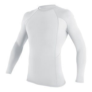 Vente en gros OEM Service unisexe Rash Guard Spandex/Polyester séchage rapide 180g chemise de sport à manches longues MMA Surf T-Shirt sérigraphie - Product Image 3