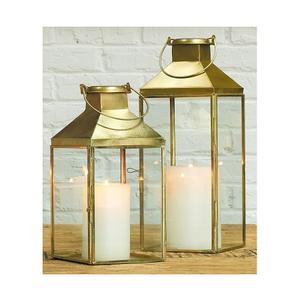 <b>Glass</b> And Metal Black Color Hanging Lantern <b>Set</b> <b>Of</b> Three Different Size Lantern For Home And Wedding Decor - Product Image 6