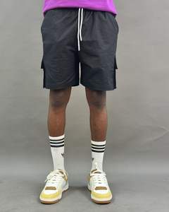 Pantalones Cortos Casuales para Hombre 2024, Cintura Elástica, 100% Algodón, Ecológicos, Transpirables, Impermeables, Resistentes al Viento, Diseño Sólido con Cordón Ajustable, para Verano - Product Image 1