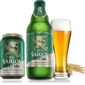 Горячая заводская цена 100% солодовый ячмень Saigon Lager пиво 330 мл Тростниковое пиво производства Вьетнама