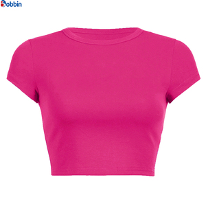 Camisetas Nuevas para Mujer, Camisetas Cortas Estampadas de Verano, Camisetas de Algodón Lisas con Gráficos, Camisetas Cortas de Manga Corta con Cuello Redondo para Mujer - Product Image 3