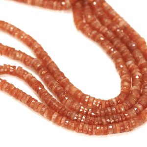 Cuentas Heishi de Piedra Solar Facetada: Gemas AAA para Joyería y Artesanía (5-7mm) - Product Image 5