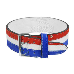 Cinturón de soporte de cintura para entrenamiento físico de cuero con logotipo personalizado para hombre, accesorio de gimnasio multicolor para protección de levantamiento de pesas para adultos - Product Image 2