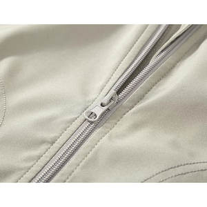 Meilleure vente 100% polyester satin soyeux Bomber veste hommes printemps démarreur Letterman Varsity veste OEM conception hommes vestes - Product Image 5