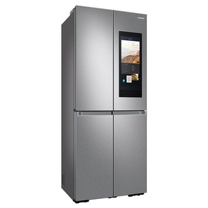 Refrigerador de puerta francesa de 4 puertas Be-spok-es auténtico (29 Cu. Ft.) con Family Hub en vidrio blanco disponible - Product Image 1