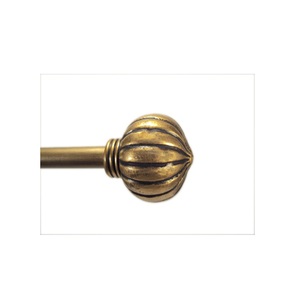 Cortina de aluminio de alta calidad con juego de soporte Cortina colgante Extensible Roma Ball Cut Finials - Product Image 5