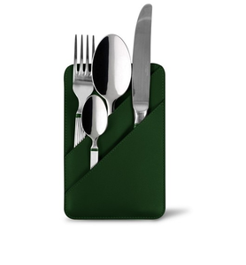 Porte-cuillère en cuir Vaisselle de ferme Porte-cuillère à couverts pour outils de cuisine ménagers au coût le plus bas - Product Image 5
