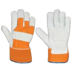 ถุงมือทำงานหนังวัวแท้คุณภาพสูง พรีเมียม สำหรับงานอุตสาหกรรม ถุงมือนิรภัยแบบแคนาดา ป้องกันมือสำหรับงานหนัก - Product Image 3