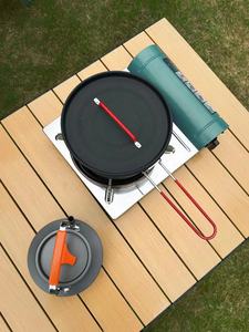 Piccola pentola a induzione in fabbrica con manico staccabile in metallo per il riscaldamento del latte zuppa fondo piatto con manico pieghevole - Product Image 4