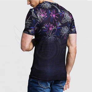 Camiseta de sublimación de gran tamaño de alta calidad, camiseta de sublimación de poliéster de color sólido para hombre - Product Image 2