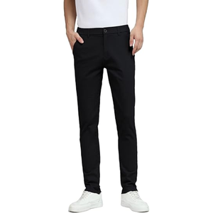 Chinos de algodón para hombre fabricados en Bangladesh, Pantalones chinos ajustados para hombre - Product Image 4