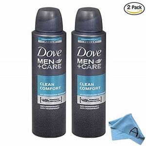 Déodorant en spray Dove Men+Care Talc Feel, avec 1/4 de crème hydratante, protection jusqu'à 48 heures, 6 pièces de 250 ml - Product Image 4