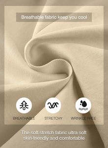 Mens Casual <b>Shorts</b> - Cotton Drawstring Summer Beach Stretch Twill <b>Chino</b> Golf <b>Shorts</b> - Product Image 6