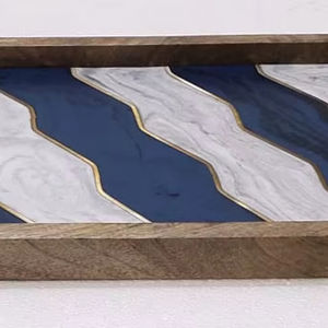 Bandeja de madera moderna para servir - Product Image 1