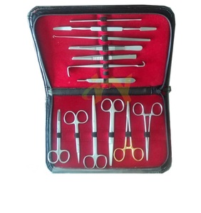 Kit d'instruments de chirurgie mineure avec emballage en cuir Ensemble de chirurgie mineure avec étui complet - Product Image 4