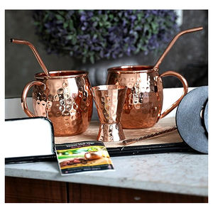 Handcrafted Solid Copper <b>Mugs</b> European Design Style for Parties for Moscow Mule <b>Metal</b> Beer <b>Mug</b> Moscow Mule Copper <b>Mugs</b> - Product Image 1