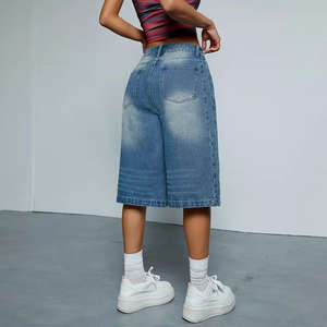 stylish casual wear hot shorts denim <b>women</b> wear short <b>jean</b> pants slim fit ladies denim shorts wholesale custom made high quality - Product Image 3