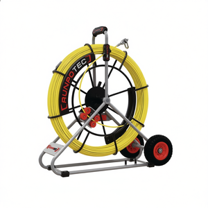 RUNPOTEC Tige en fibre de verre GF 7.5 et GF 9, accessoire de gestion de câbles avec ruban de 100 m, rayon de courbure 620 mm pour câble de 9 mm - Product Image 3