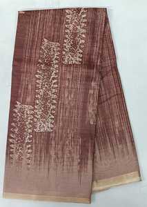 Approvisionnement d'usine 100% coton doux été robe chemise tissus naturel mode Style léger et pour l'hiver Saree - Product Image 5