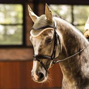 Cabestro anatómico marrón oscuro, suave acolchado, cómodo, estilo occidental, para montar a caballo, hecho de cuero de PVC para exteriores en todo el mundo - Product Image 6