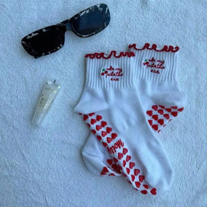 Calcetines Deportivos Antideslizantes con Agarre en el Empeine, de Algodón Elástico, Transpirables, Cómodos, para Yoga, Pilates, Fitness, Ejercicio en Interiores - Product Image 5