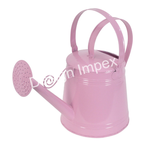 Regadera de hierro con hoja recubierta de Color acentuado, regadera de plantas de interior de alta calidad de esmalte alto, maceta favorita para madres con flores H2O - Product Image 3