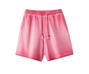 Nouveau short délavé à l'acide pour homme, coupe droite avec cordon de serrage, personnalisable, pour la gym, l'extérieur, en coton ample et décontracté pour l'été - Product Image 3