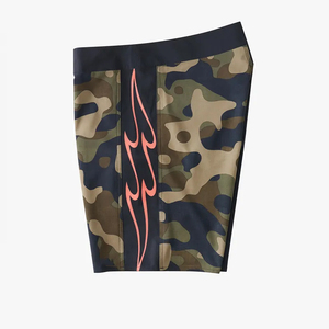 Pantalones cortos de playa para hombre informales deportivos con logotipo personalizado OEM de poliéster de talla grande de secado rápido en stock, pantalones cortos para correr de malla para gimnasio, pantalones cortos para hombre - Product Image 3