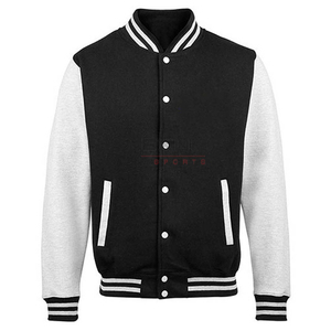 Ropa de calle informal personalizada para hombre, chaquetas Cool Varsity para hombre, chaqueta universitaria de bombardero universitario de cuero para hombre 2025 - Product Image 5