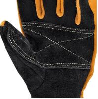 Guantes de Bombero Estructurales de Cuero Dividido Certificados, 8MIL de Grosor, 10 Pulgadas, Resistentes a Desgarros, Antiestáticos, Sin Silicona, de Seguridad