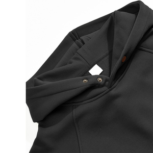 Heavyweight 450Gsm algodón poliéster pulóver sudaderas con capucha estilo en blanco para hombres diseño personalizable sudaderas con capucha para hombres - Product Image 4