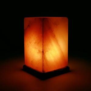 Mini lampes USB de forme rectangulaire en sel de l'Himalaya, lampes à sel rose de l'Himalaya, forme de cube de lampe à sel USB de l'Himalaya avec multicolore - Product Image 4