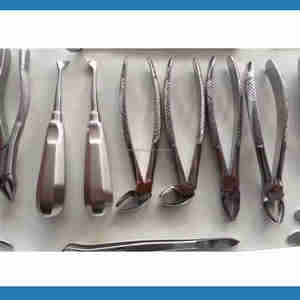 Pince d'extraction dentaire orale manuelle 32 pièces, ciseaux, seringues, porte-aiguilles, instrument chirurgical complet ergonomique - Product Image 3