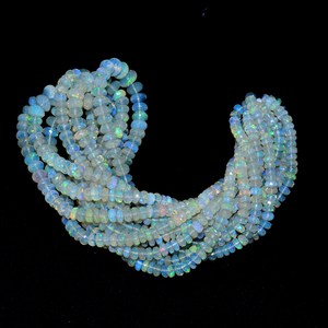 AAA ลูกปัดอัญมณีโอปอล์ขนาด5มม.-7มม. ลูกปัดแบบเหลี่ยมเพชรพลอยธรรมชาติหลากสีลูกปัดโอปอลอัญมณีขนาดใหญ่สำหรับเครื่องประดับ - Product Image 2