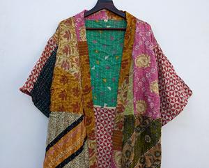 เสื้อแจ็กเก็ตผ้าควิลท์สำหรับผู้หญิงผ้าคอตตอนปักลายสไตล์โบฮีเมียนทำจากผ้าคอตตอนใส่ได้เป็นมิตรต่อสิ่งแวดล้อมใช้ได้ทั้งสองด้านสำหรับฤดูหนาว - Product Image 2