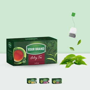 Wholesale Premium <b>Oolong</b> <b>Tea</b> Bags Wholesale Mellow Taste Herbal <b>Tea</b> Wholesale With Thread Custom Boxes With Logo Packaging - Product Image 5