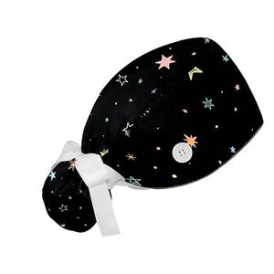 Gorro Quirúrgico Transpirable de Algodón, Ajustable, Estampado, para Médico, Enfermera, Uso Hospitalario, Venta al por Mayor - Product Image 3