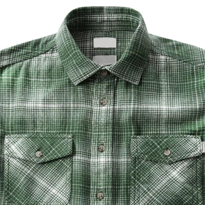 Custom Made <b>Men's</b> <b>Flannel</b> <b>Shirt</b> Super Soft Brushed Cotton Outdoor Wear Comfortable Long Sleeve Plaid <b>Shirt</b> <b>for</b> Autumn Winter - Product Image 6