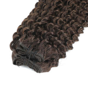 Extensiones de Cabello Rizado 3C # 2 Extensiones de Cabello Marrón Oscuro de 8-28 Pulgadas, Rizado Jerry, Liso Yaki, Liso Kinky, Ondulado Suelto - Product Image 2