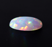 Cabochon de pierres précieuses opale éthiopienne de feu multi feu naturel AAA ovale taillé pierre ovale lâche 16X10X5.5mm 4.40 cts