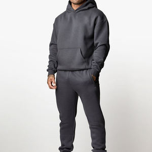 Sudaderas con capucha y cremallera para hombre, chándal de moda para hombre, conjunto de chándal de lana de algodón 100% para hombre, venta al por mayor, pedidos a granel, chándal para hombre - Product Image 2